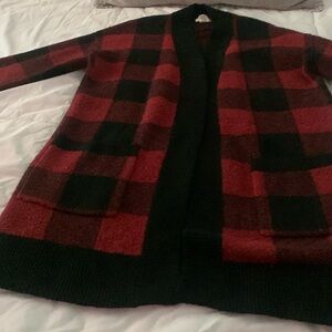 Black and Red oversize Sweater